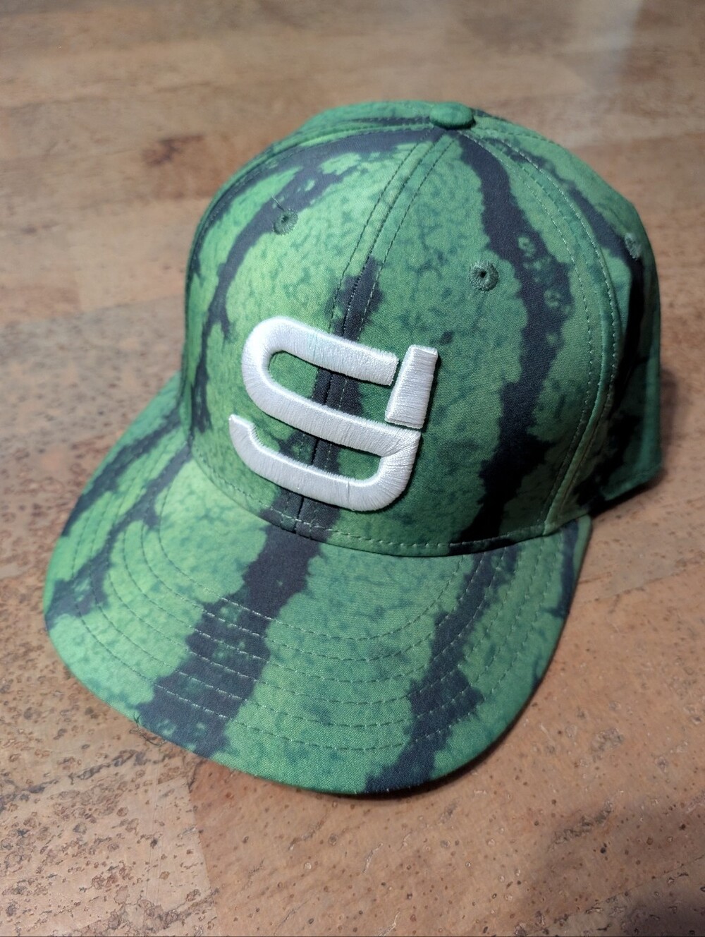 Good Sasky Watermelon Saskatchewan Roughriders Stretch Flexfit Hat Cap L/XL